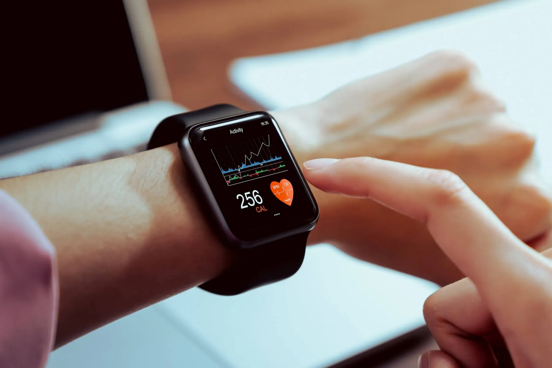 smart watch to support vein health