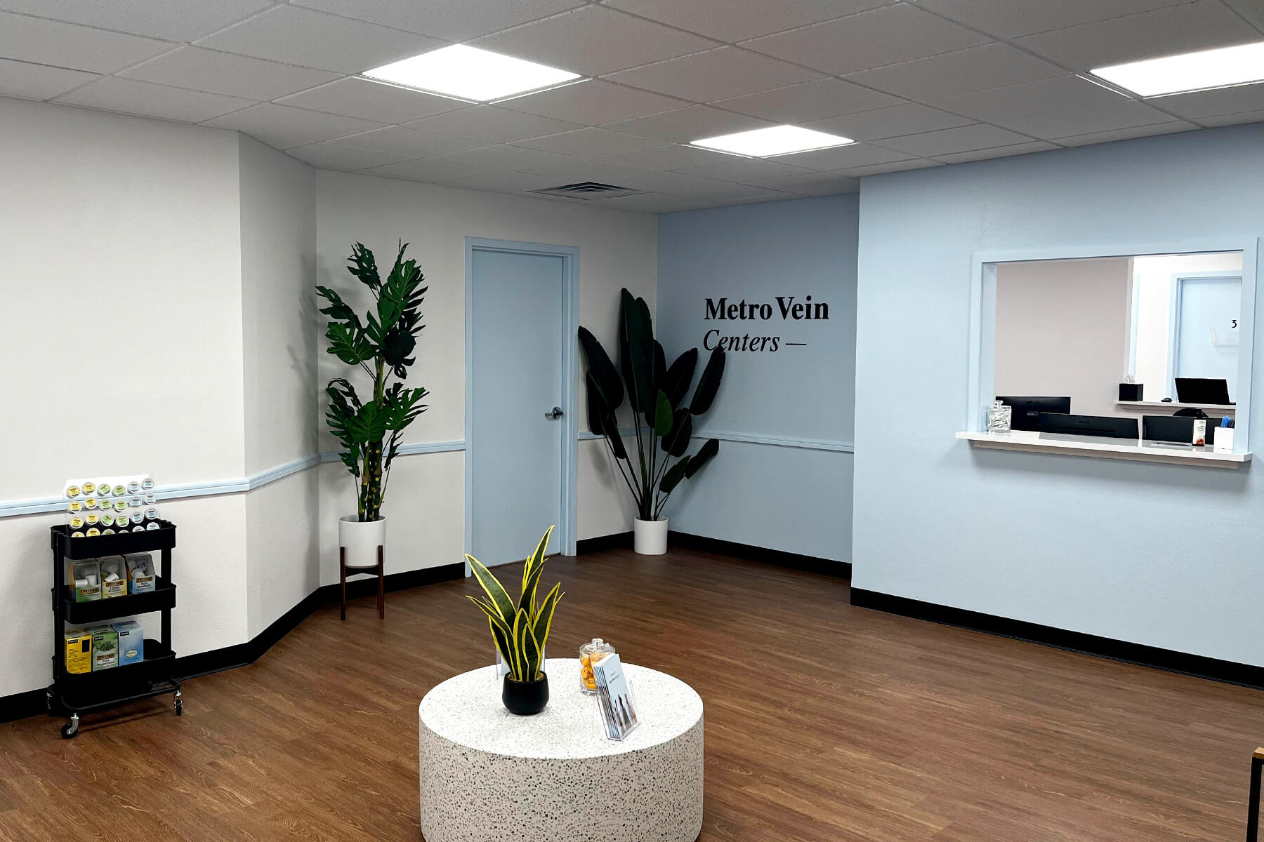Vest&iacute;bulo de Metro Vein Centers en Fort Worth, TX