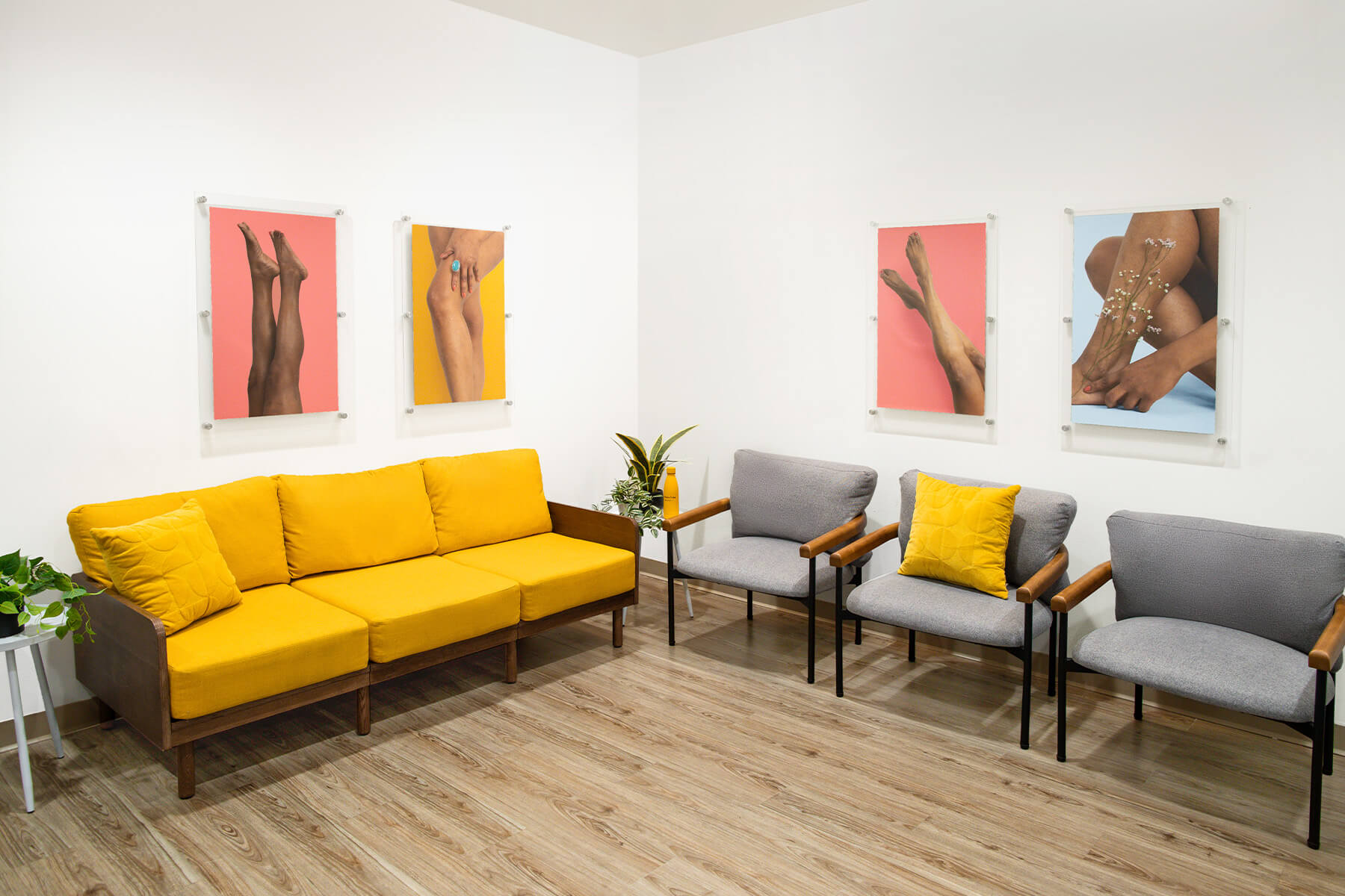 Sala de espera de Metro Vein Centers en Fort Worth, TX